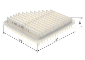 Hava Filtresi  BOSCH 0 986 4B0 017  A132E6324S 1780131120 17801-31120 17801AD010 17801-AD010