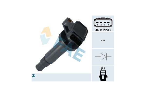 Ateşleme Bobini  Toyota Aygo (KGB/WNB)(2005->)  FAE 80282