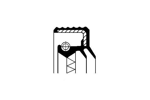 Aks Keçesi  Volkswagen LT P.Van/Minibüs (01.1979->1996)  CORTECO 12013928B