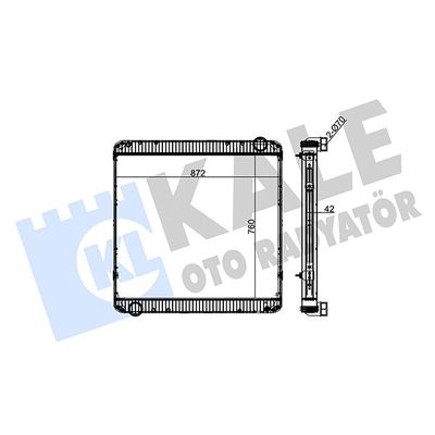 Su Radyatörü  MGA 80667