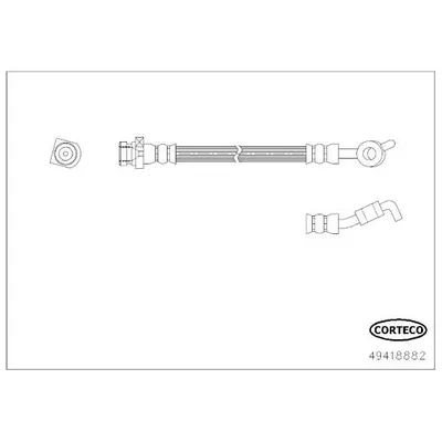 Fren Hortumu Arka Sağ Kia Sportage (SL)(2010->)  FROW 554.1112.126