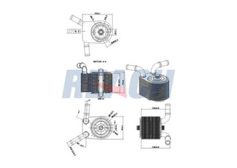 Motor Yağ Soğutucu  GVA 4235001  4M5G6B856BA 1331464 1319176 4M5G6B856BC