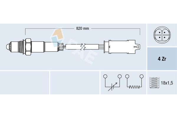 Oksijen (Lambda) Sensörü  FAE 77327