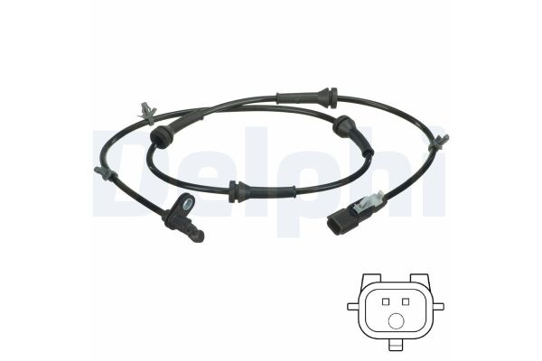 Abs Sensörü Arka Sağ veya Sol Nissan Qashqai (J10)(01.2007->)  DELPHI SS20676