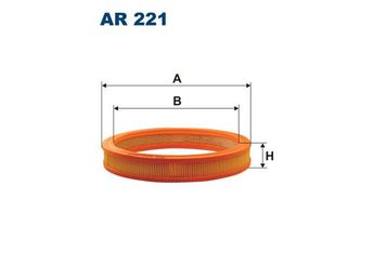 Hava Filtresi  FILTRON AR 221  77TF9601A1A 1574603 1574 603 1619079 1619 079 77 TF 9601 A1A 77TF9601AA 77 TF 9601 AA 93152307