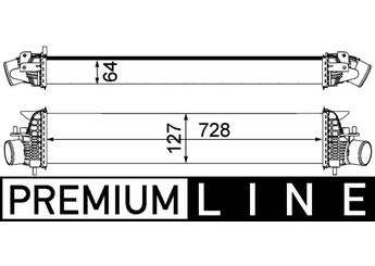 Turbo Radyatörü  MAHLE CI 318 000P  144611AT0B