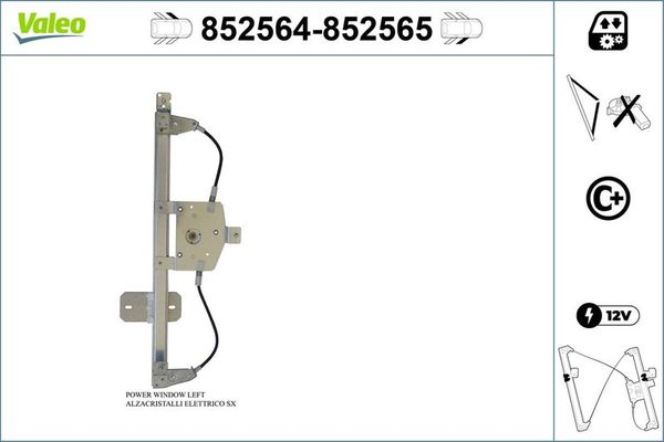 Cam Krikosu Ön Sol VALEO 852564