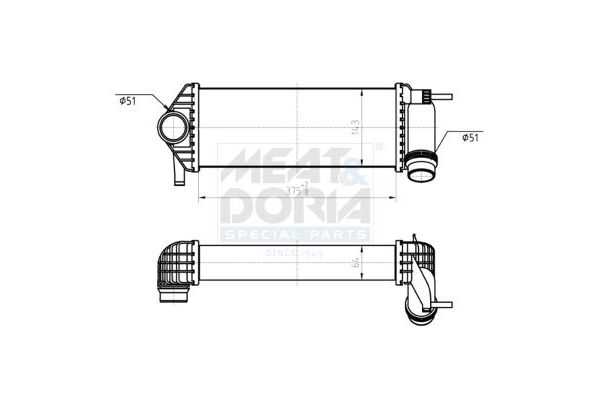 Turbo Radyatörü  MOTORTEC RNT0623