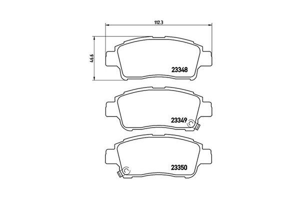 Fren Disk Balata Ön Toyota Yaris (NCP1/NLP1/SCP1)(1999->)  MAGNETI MARELLI 363700483050