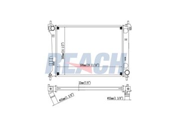 Su Radyatörü  ELİTCAR R116  253101J000 253104P000