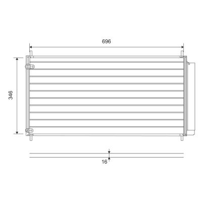 Klima Radyatörü  Toyota Corolla (E15)(2006->)  VALEO 814205