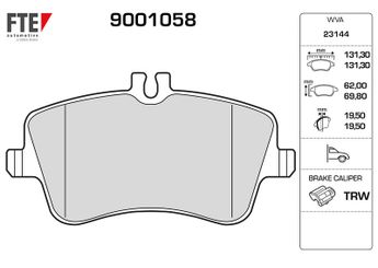 Fren Disk Balata Ön FTE 9001058  34202520 34204520 003 420 45 20 0034202520 34202620 0034202620 0034204520 34205920 0034205920 34206020 0034206020 34209520 0034209520 54206220 0054206220 64206220 0064206220 A0034202520 A0034202620 A0034205920 A0034206020 A0034209520 A0054206220 A005420622041 A0064206220 A006420622041
