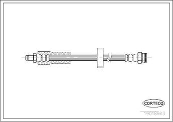 Fren Hortumu Ön Sağ veya Sol CORTECO 19018663  32907 480637 480654