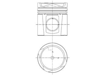 Piston (130.00MM-STD)   KOLBENSCHMIDT 99985600  1668305 1616745 1627110 1676835