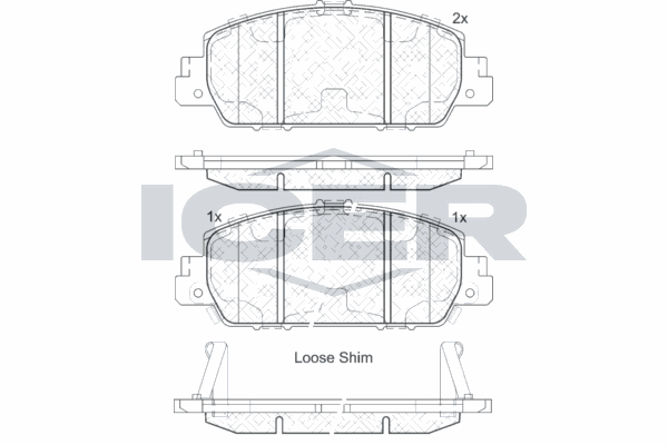 Fren Disk Balata Ön SANGSIN SP1779