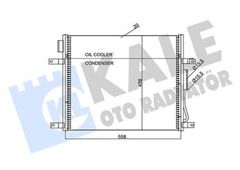 Klima Radyatörü  KALE 345660  55116931AA K55116931AA