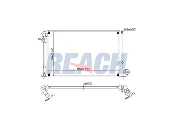Su Radyatörü  PSA ORJINAL 1301GA  1301GA 1301FR 1301GB 1331J9