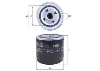 Yağ Filtresi  MAHLE OC 269  15400P5TG00 15400-P5T-G00 550002654409 15400PDDE00 2654409 AAR5607 GFE178 5568656482 861476 8614760