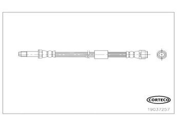 Fren Hortumu Ön Sağ veya Sol AUTOTECH TMS03  A6394281035 6394281035