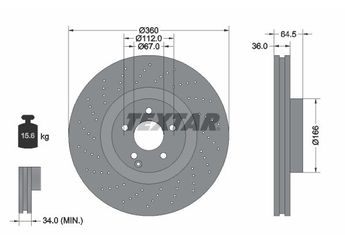 Fren Disk Ayna Ön Sağ ve Sol MERCEDES ORJINAL A221421181207  A221421181207 1724210600 2214211812 2304210712 A1724210600 A2214211812 A2304210712