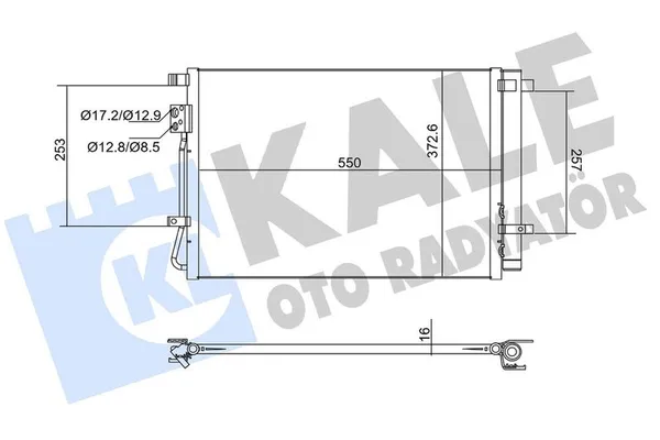 Klima Radyatörü  KALE 382730
