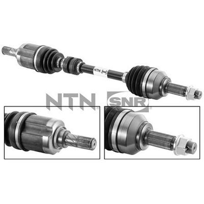 Aks Komple Ön Sol Nissan Qashqai (J10)(01.2007->)  MAHER 02056