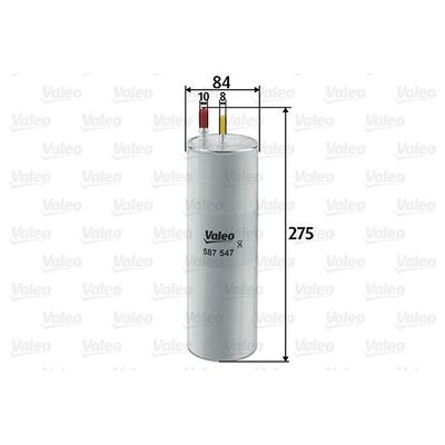 Yakıt Filtresi  VALEO 587547