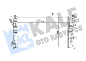 Su Radyatörü  KALE 351030  8200357536 8200115542 214100002R 21410-0002R 214105150R 214105378R 214106387R 214761077R 214768557R