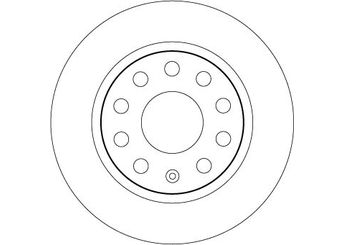 Fren Disk Ayna Arka Sağ ve Sol OPTIMUM 5Q0615601C  5Q0615601C 5Q0 615 601 C