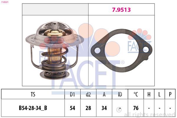 Termostat  Mitsubishi L 200/300/400 (P00)(1986->)  MAGNETI MARELLI 359001202630