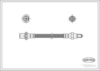 Fren Hortumu Ön Sağ veya Sol CORTECO 19030453  19030453 9094702437