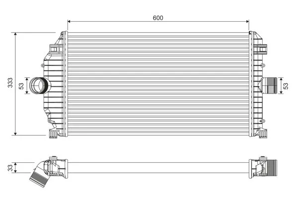 Turbo Radyatörü  Renault Espace /Grand Espace (JE0)(12.1996->)  VALEO 817924