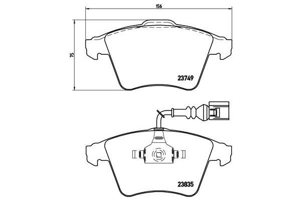 Fren Disk Balata Ön BREMBO P 85 090