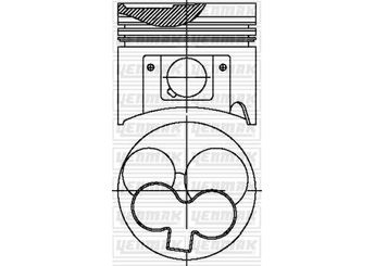 Piston (79.00MM-STD)  YENMAK 31-04419-000  1211149 1 21114 9 5623017 5 62301 7 5623018 5 62301 8 626260 6 26260 630152 6 30152 97043773 9 70437 73 97087656 9 70876 56 97129431 9 71294 31