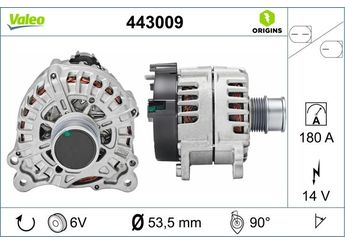 Alternatör  VALEO 443009  4E903024J 04E903024J 4E903024JX 04E903024JX 4E903024L 04E903024L 4E903024LX 04E903024LX