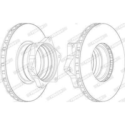 Fren Disk Ayna Arka Sağ ve Sol FERODO FCR165A