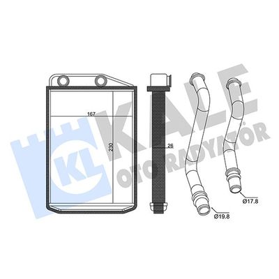 Kalorifer Radyatörü  Fiat Ducato Maxi Kamyonet 35 (09.2006->)  KALE 360335