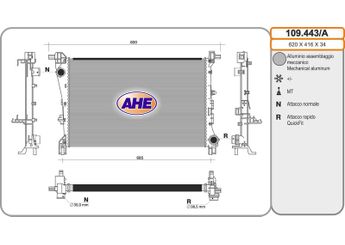 Su Radyatörü  MGA 80856  52015584 52052630