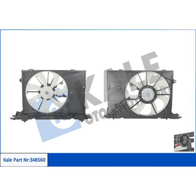 Radyatör Fan ve Motoru  KALE 348560