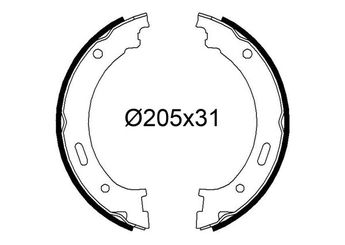 Fren Pabuçlu Balata Arka VALEO 564292  S8795 5086930AA 05086930AA 5086930AB 05086930AB 5086 930AA 5086 930AB 5086930AC 5086 930AC K05086930AB