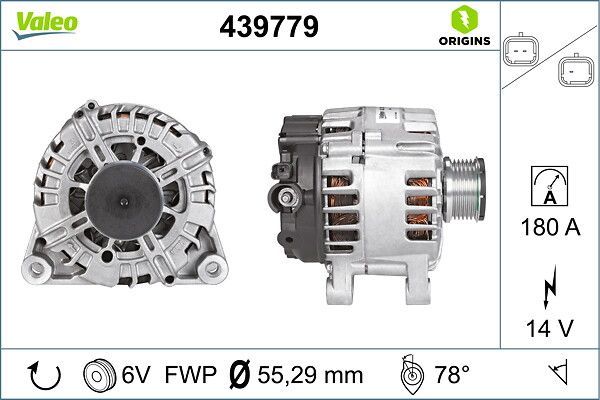 Alternatör  VALEO 439779