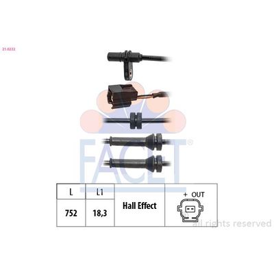 Abs Sensörü Arka Sol Nissan Juke (F15E)(06.2010->)  TRW GBS2741