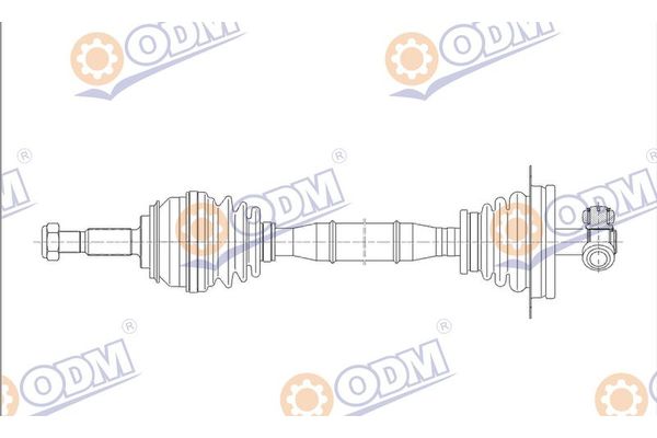 Aks Komple Ön Sol ODM RN-8-8058A