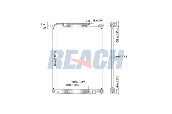 Su Radyatörü  ORİS BRN027022