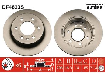 Fren Disk Ayna Arka Sağ ve Sol MGA 50206  A9064230012 9064230012 906 423 00 12 9104230000 910 423 00 00 910423000007 910 423 00 00 07 A910423000007 A   910 423 00 00 07 A 906 423 00 12 A9104230000 A 910 423 00 00 2E0615601A 2E0 615 601 A