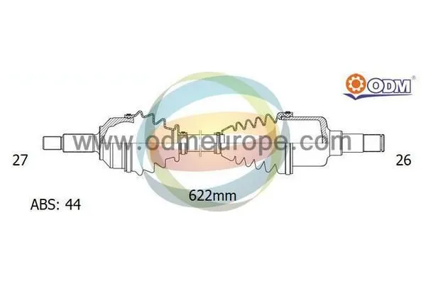 Aks Komple Ön Sağ Ford Mondeo 4/5 Kapı (GD)(1997->)  FOMOCO F5RZ3V427CARM