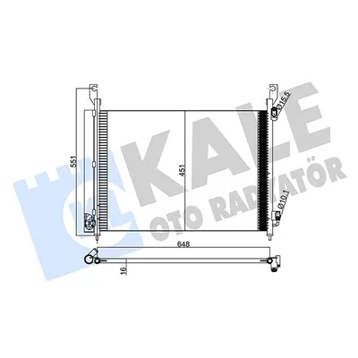 Klima Radyatörü  Renault Koleos (03.2008->)  KALE 342575