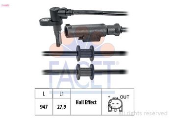 Abs Sensörü Ön Sağ veya Sol MGA 33217  2E0927801B 131622 A9065400317 A 906 540 03 17 2E0 927 801 B