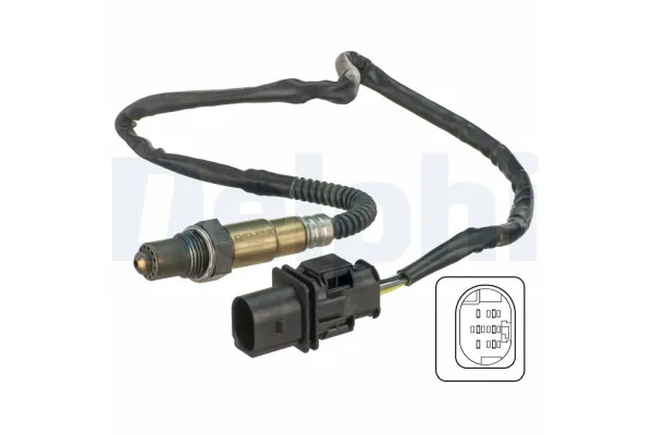 Oksijen (Lambda) Sensörü  Audi S6 Sedan (4F2)(06.2006->)  DELPHI ES20538-12B1