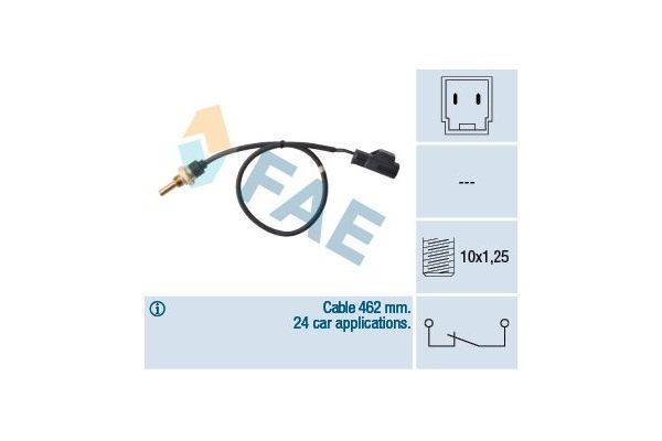 Hararet Müşürü  Volvo S80 Sedan (05.1998->)  FAE 32424